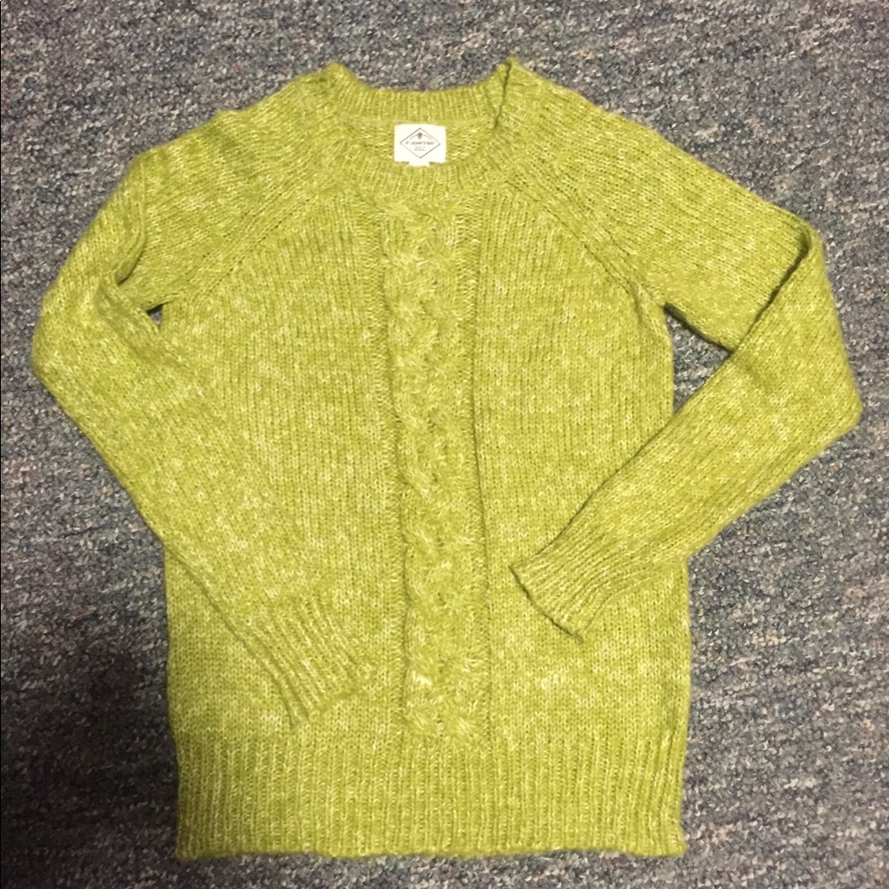 St Johns Bay Green Sweater size small
